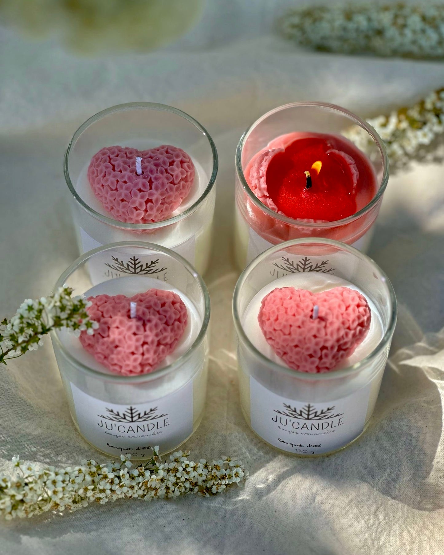 Bougie bouquet d’été
